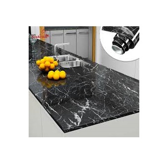 3 mét *60 cm decal bếp cách nhiệt, mẫu vân đá đen