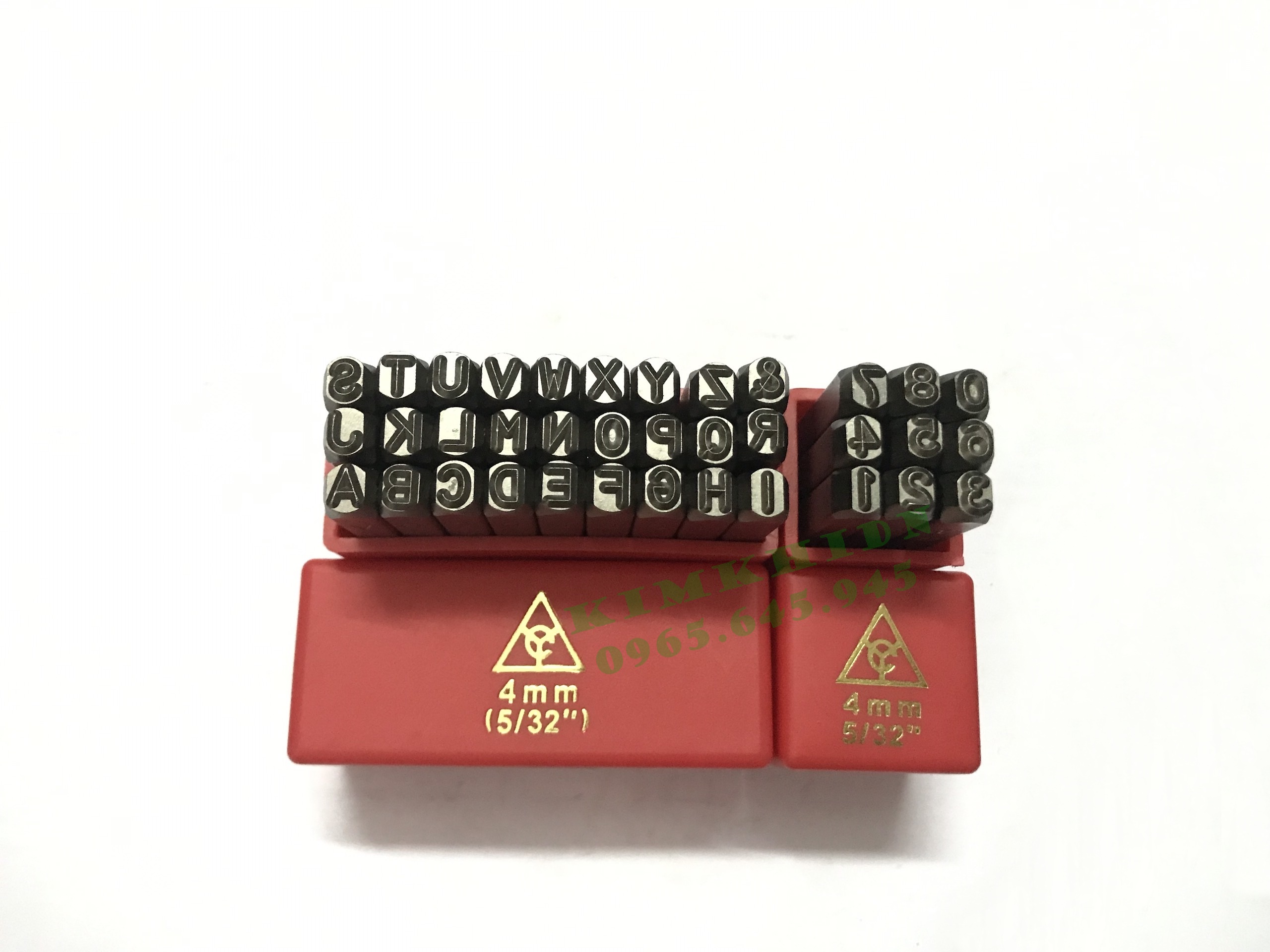 Bộ đục chữ số 4 ly Loại Tốt