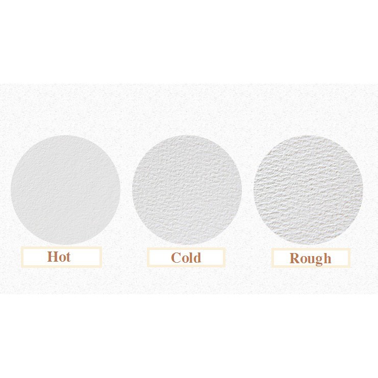 Giấy baohong 100% cotton 300gsm vân Rough/Hot/Cold press-Dụng cụ vẽ Tâm Tâm