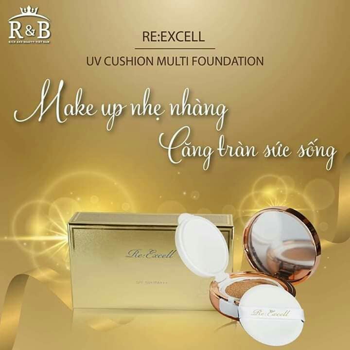 Phấn nước Re:Excell UV Cushion Multi Foundation