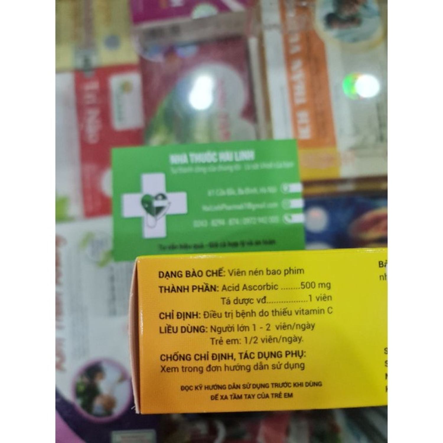 🔱 [CHÍNH HÃNG] [1 vỉ] Vitamin C Tw3 500mg