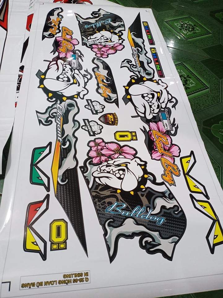 Tem rời Elegant 50 Bull dog xe đen