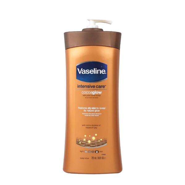 Sữa dưỡng thể Vaseline Intensive Care Cocoaglow 725ml