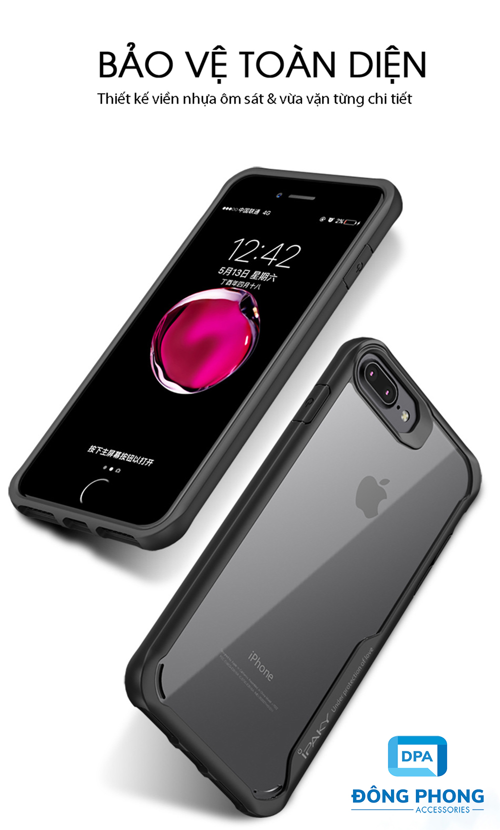 Ốp Lưng Chống Sốc iPhone Chính Hãng iPaky Cao Cấp