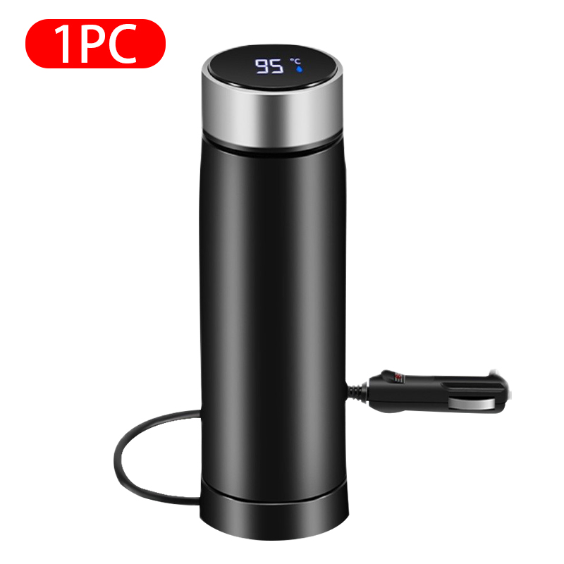 12v 24v portable car fast heating cup stainless steel also be used at home