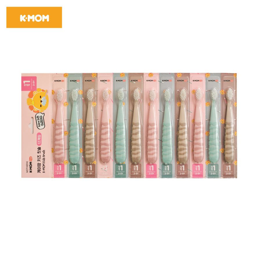 Bàn chải đánh răng trẻ em K-Mom (12-36m)