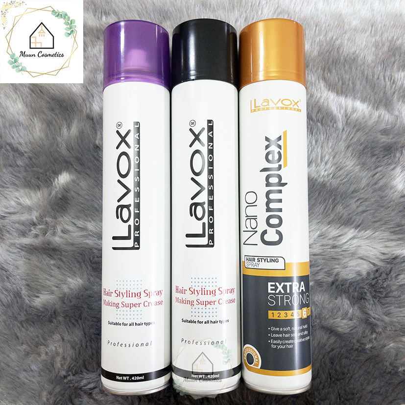 Keo Xịt Tóc Giữ Nếp Lavox 420ml
