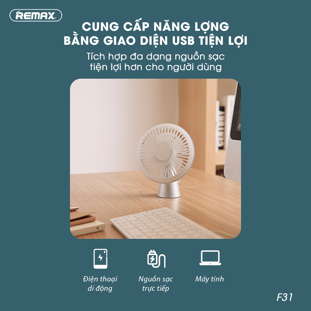 Quạt để bàn Remax F32