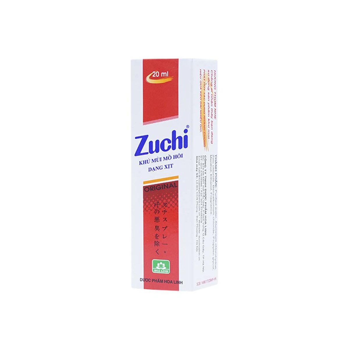 [CHÍNH HÃNG] ZUCHI - SẢN PHẨM KHỬ MÙI MỒ HÔI DẠNG XỊT