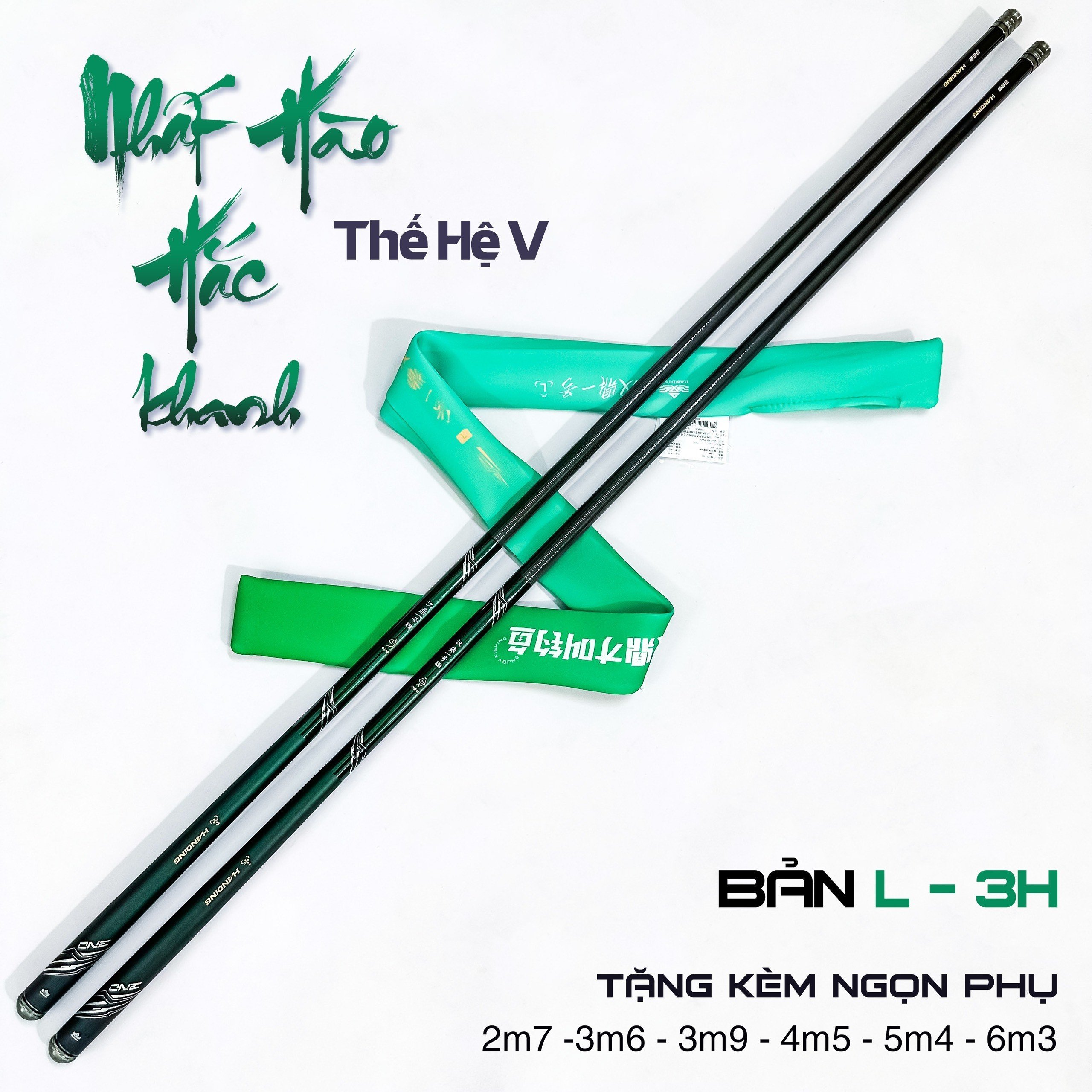 Cần câu tay nhất hào khắc khanh thế hệ 5 bản 3h