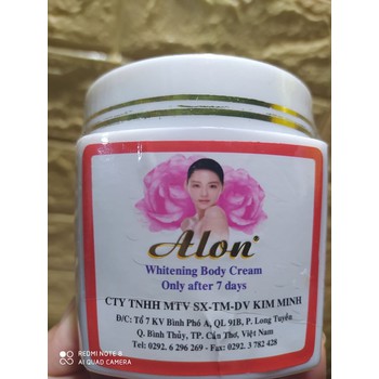 Kem Alon dưỡng trắng da toàn thân 60g