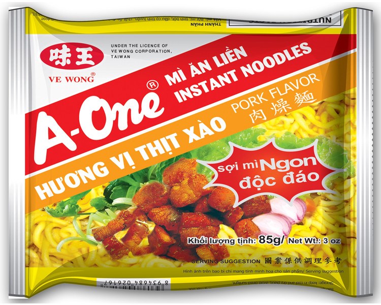 Thùng mì A-One vị thịt xào