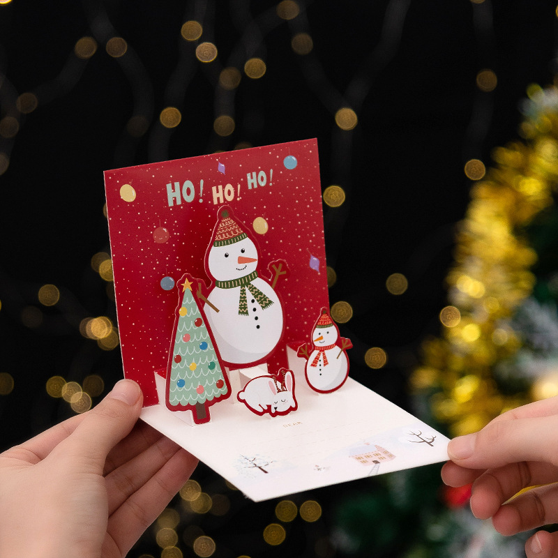Thiệp giáng sinh 3D Thiệp Noel 3D