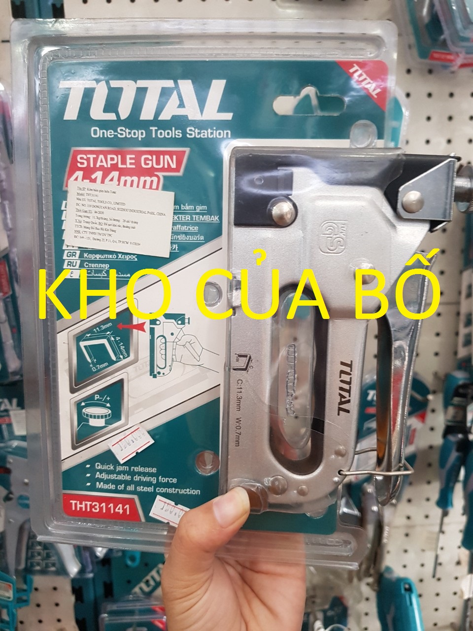 Kềm bấm gim total tht31141