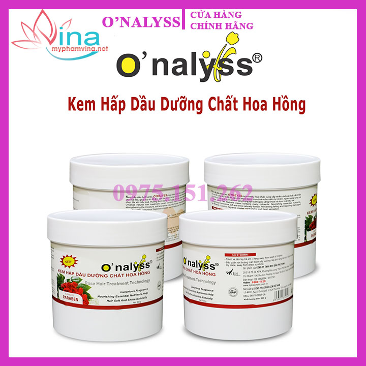 [HCM]Hấp Dầu Onalyss Hương Hoa Hồng 500g