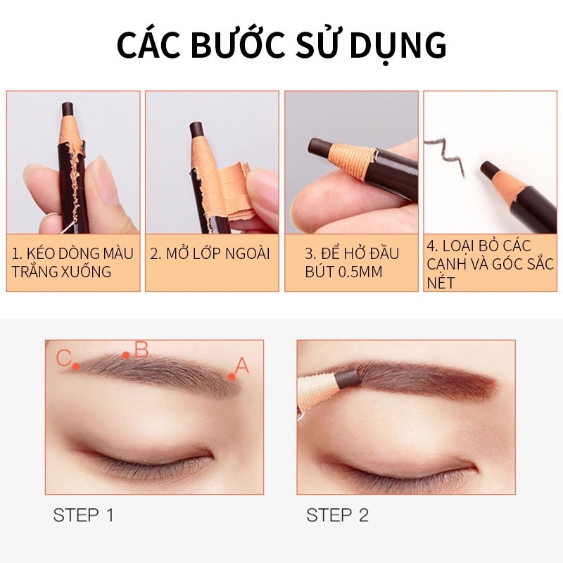 Chì kẻ lông mày lâu trôi homezdecor