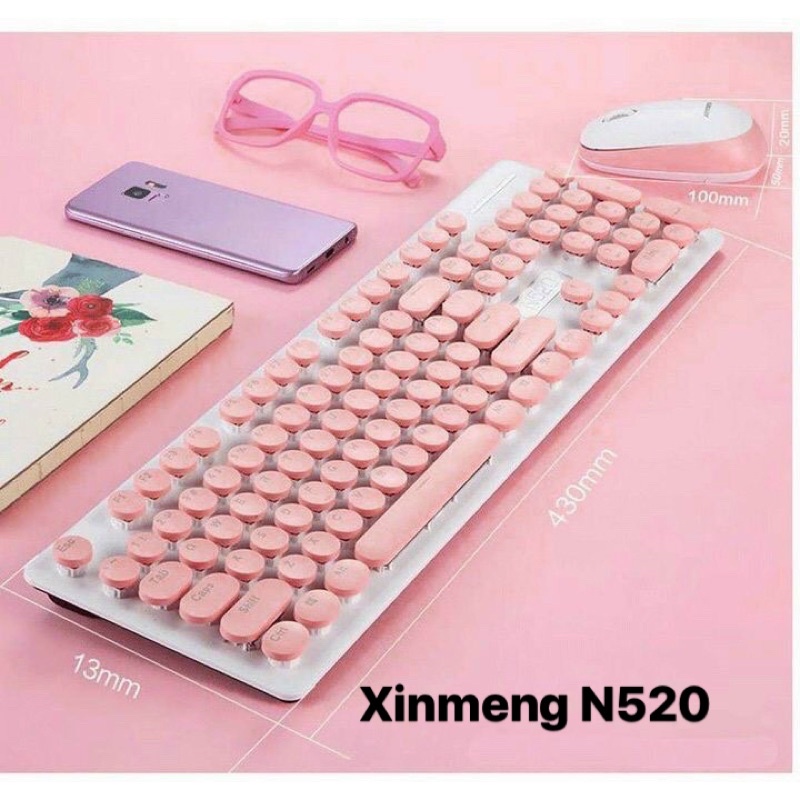 Bàn phím chuột bluetooth Xinemng N520