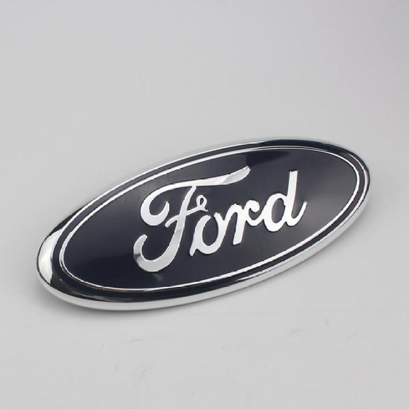 1 chiếc logo biểu tượng truớc xe ô tô, xe hơi FORD Kích thước 23cm*9cm (Màu đen)
