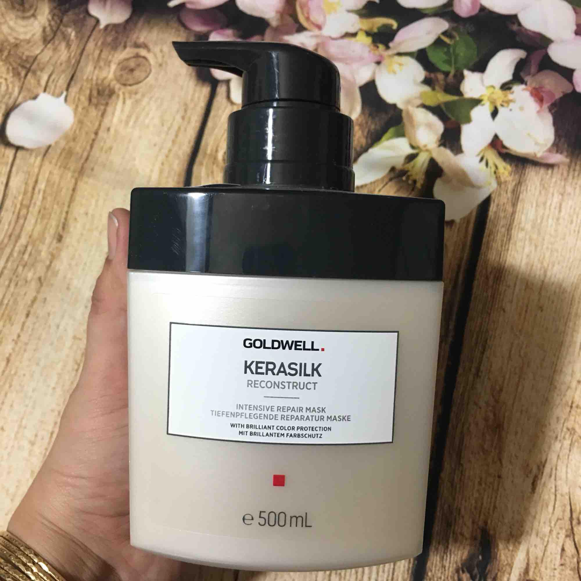 Mặt nạ hấp dầu siêu phục hồi tóc kerasilk goldwell reconstruct repair mask 500ml