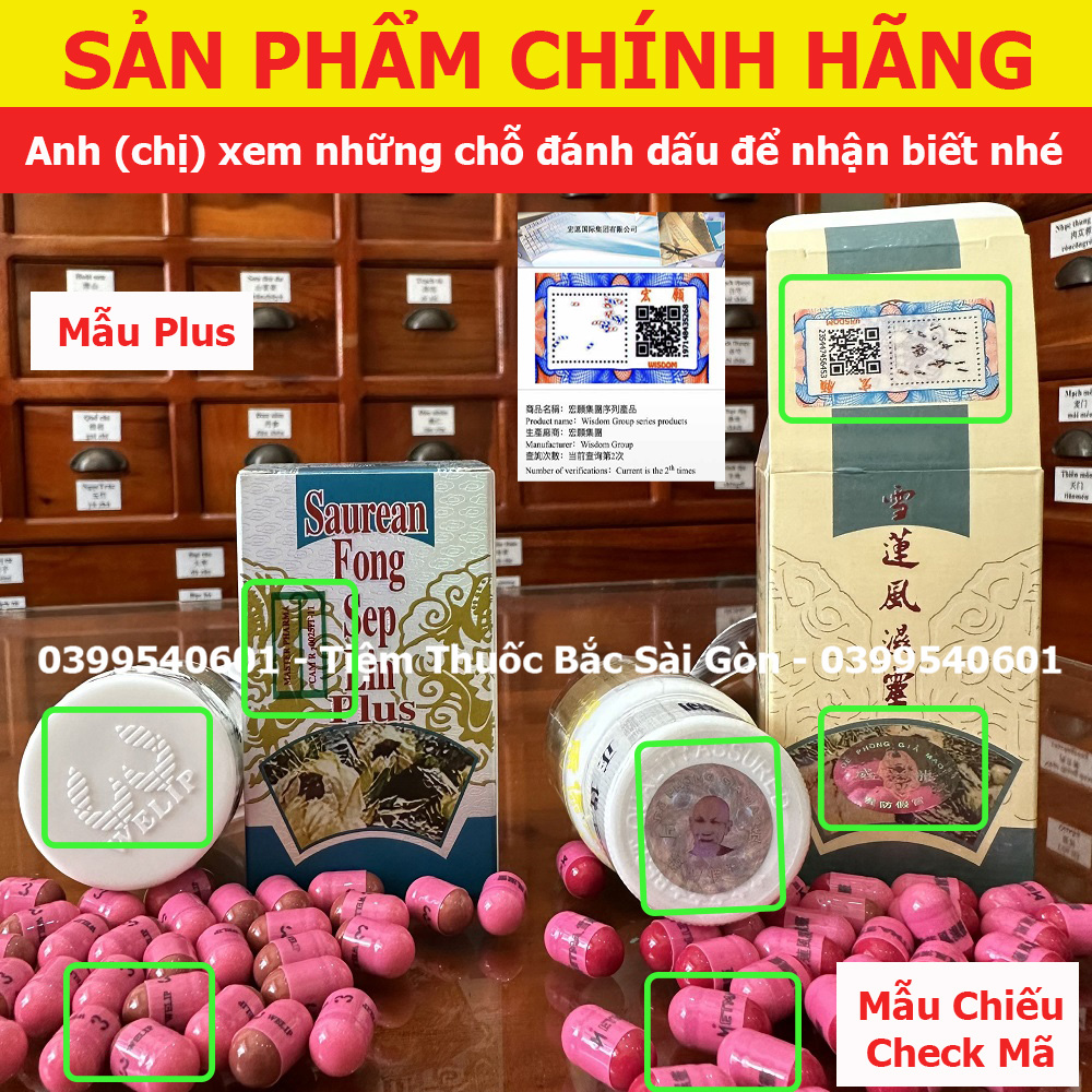 Tuyết Liên Phong Thấp Linh Malaysia - Saurean Fong Sep Lin Hộp 30 viên ( chính hãng, date mới)