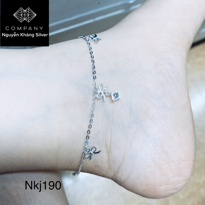 Women's Silver Anklets