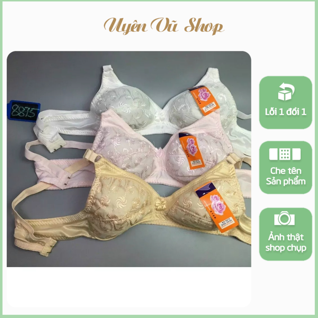 combo 3 Áo vải không gọng mút MS648875 Siêu  Ảnh thật