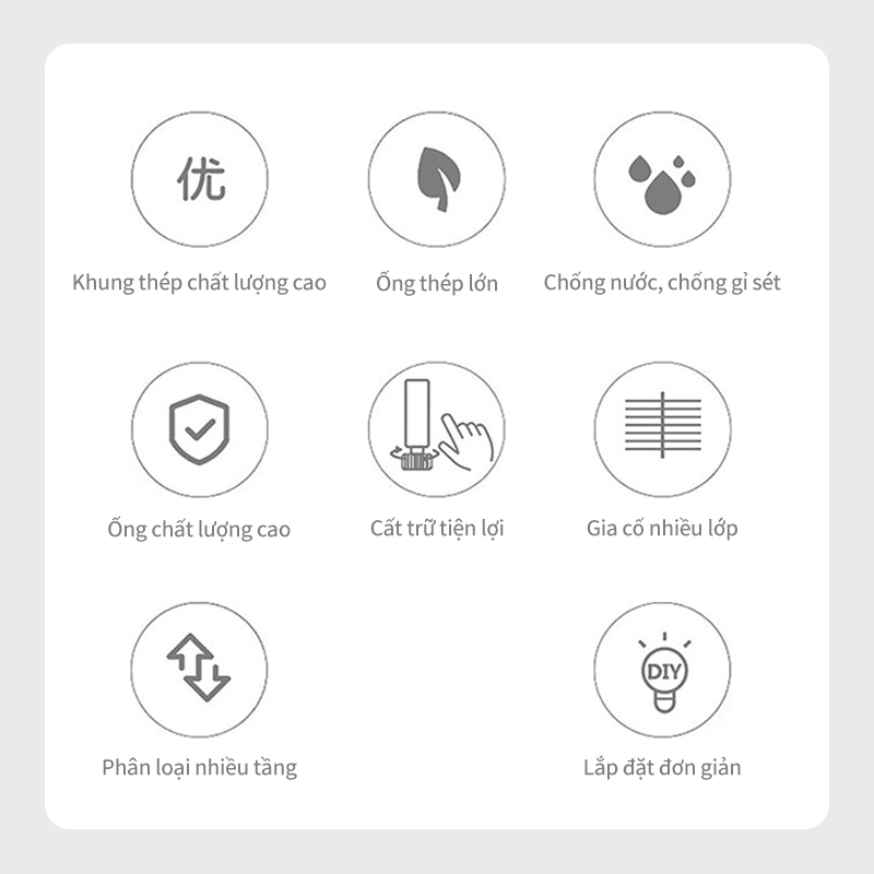 Kệ để giày dép chữ L , thiết kế treo đồ đa năng lắp ghép 4 tầng tặng kèm 8 móc treo, chất liệu thép chịu lực tốt,không gỉ cho thời gian sử dụng lâu bền,Chống nước, không bong sơn