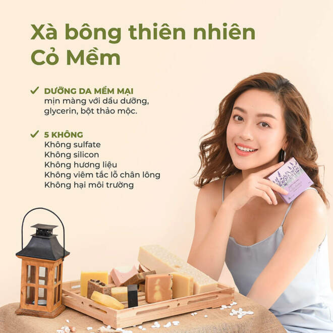 Combo Son Dưỡng Và Xà Bông Cỏ Mềm