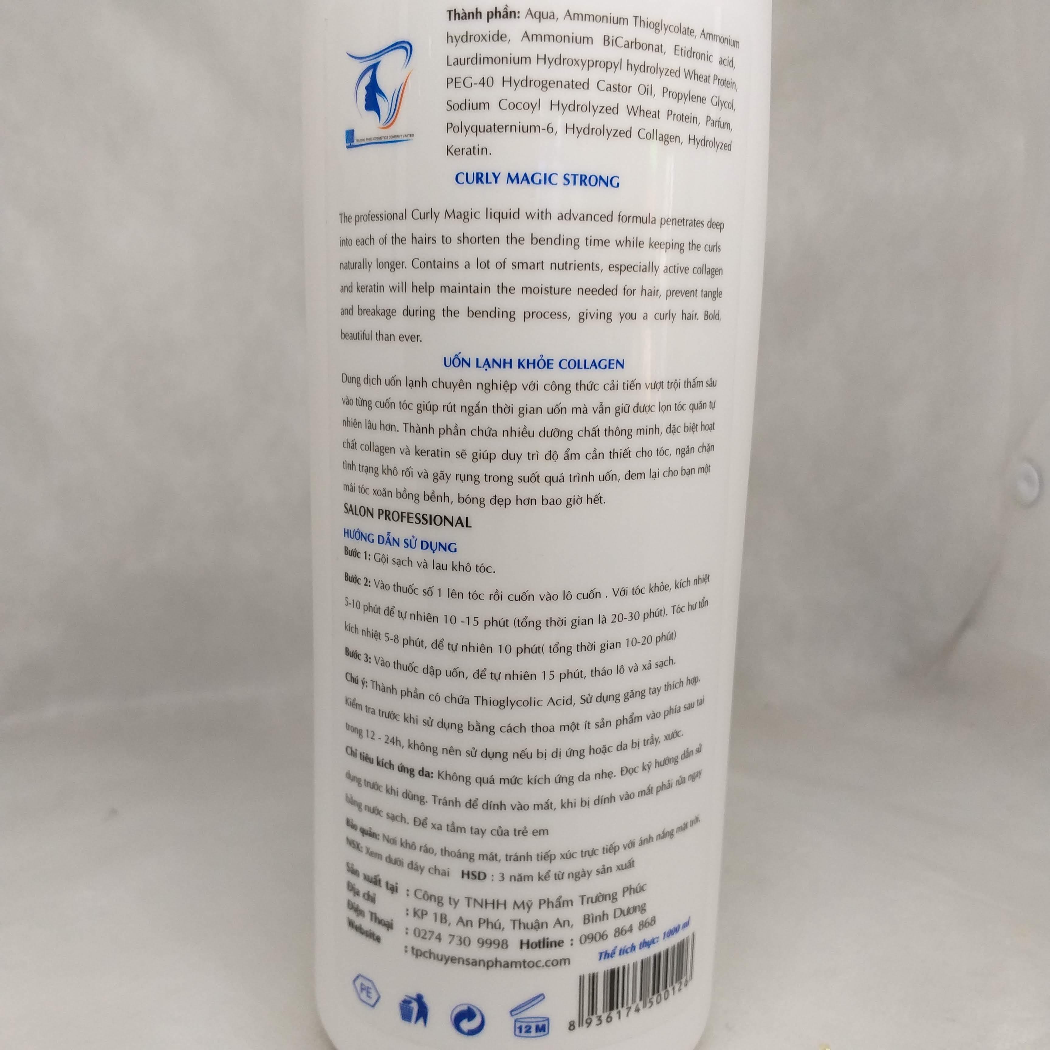 Thuốc uốn lạnh ( Uốn tóc ) Beauty Plus 1000ml - Tóc khỏe No.0 ( Nước )