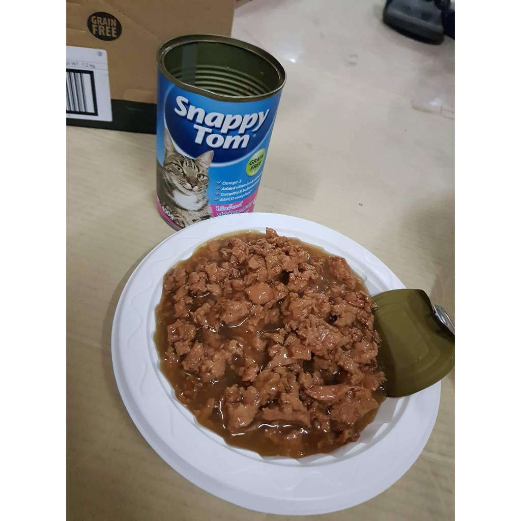 Pate Snappy Tom dành cho mèo lớn hộp 400g