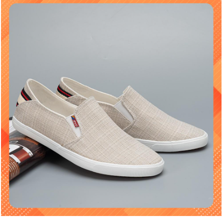 Giày lười nam - Slip on nam vải