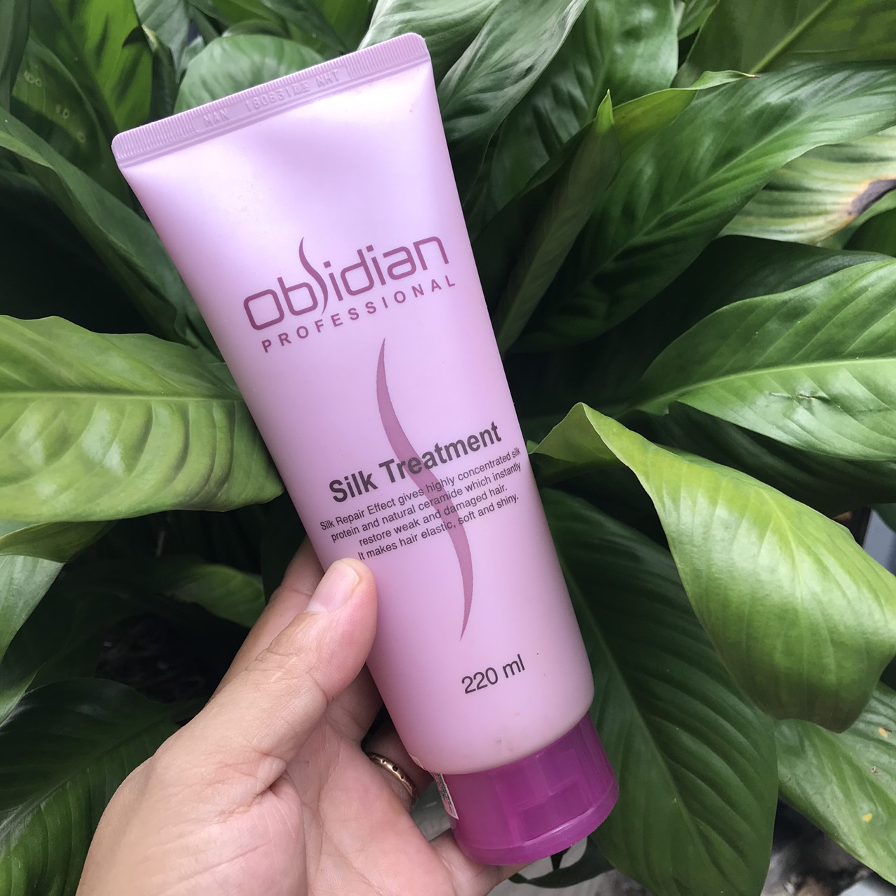 Hấp dầu dưỡng tóc siêu mềm mượt Obsidian Silk Treatment 220ML