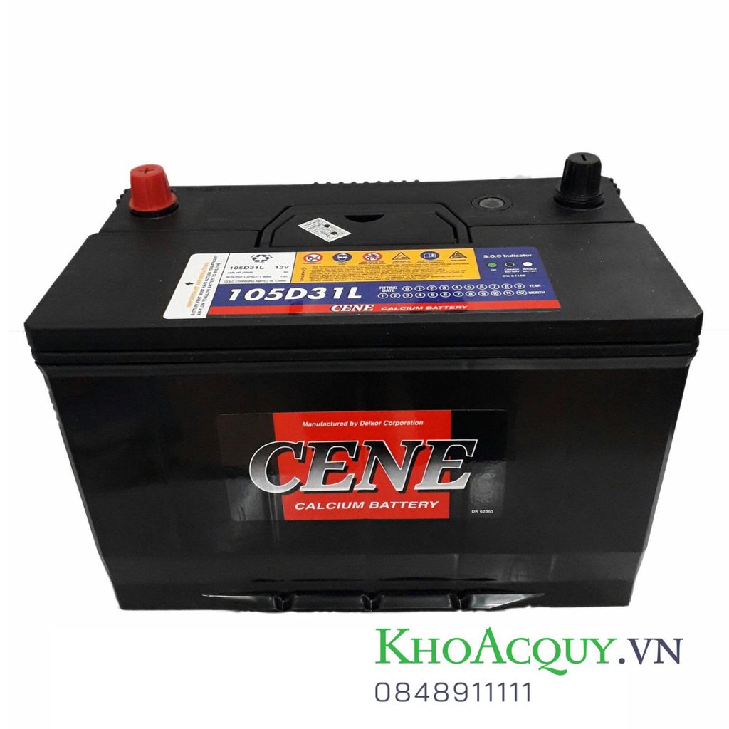 Ắc quy CENE DIN 55530/65 12V 55AH new