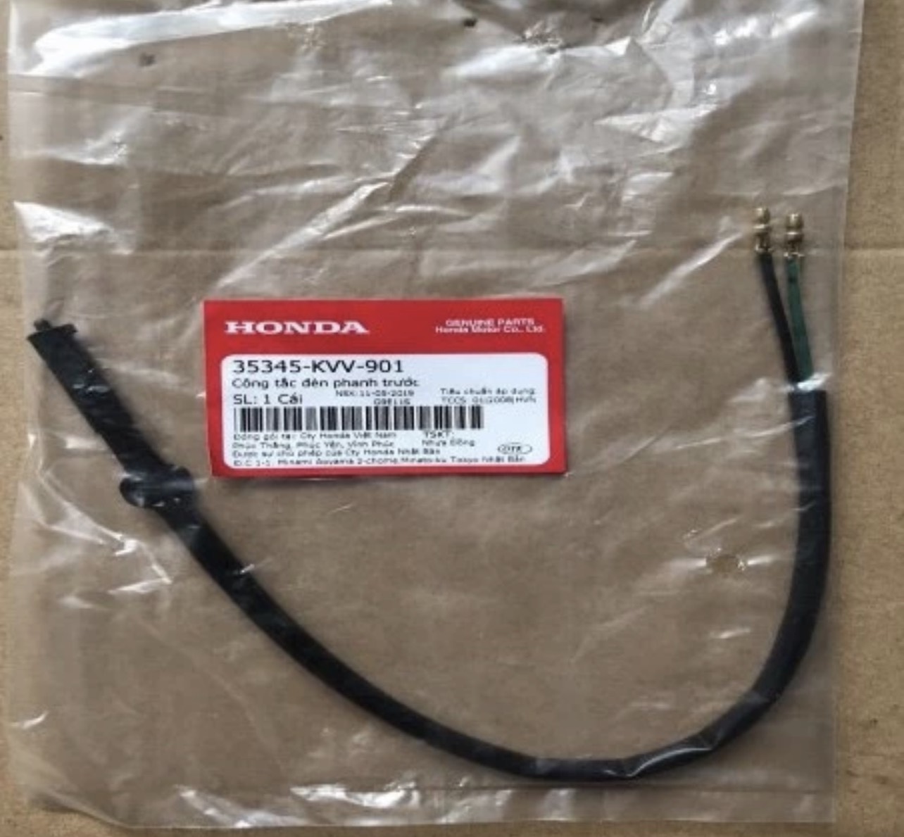 Công tắc đèn phanh trước Dream, wave Honda (35345KVV901)