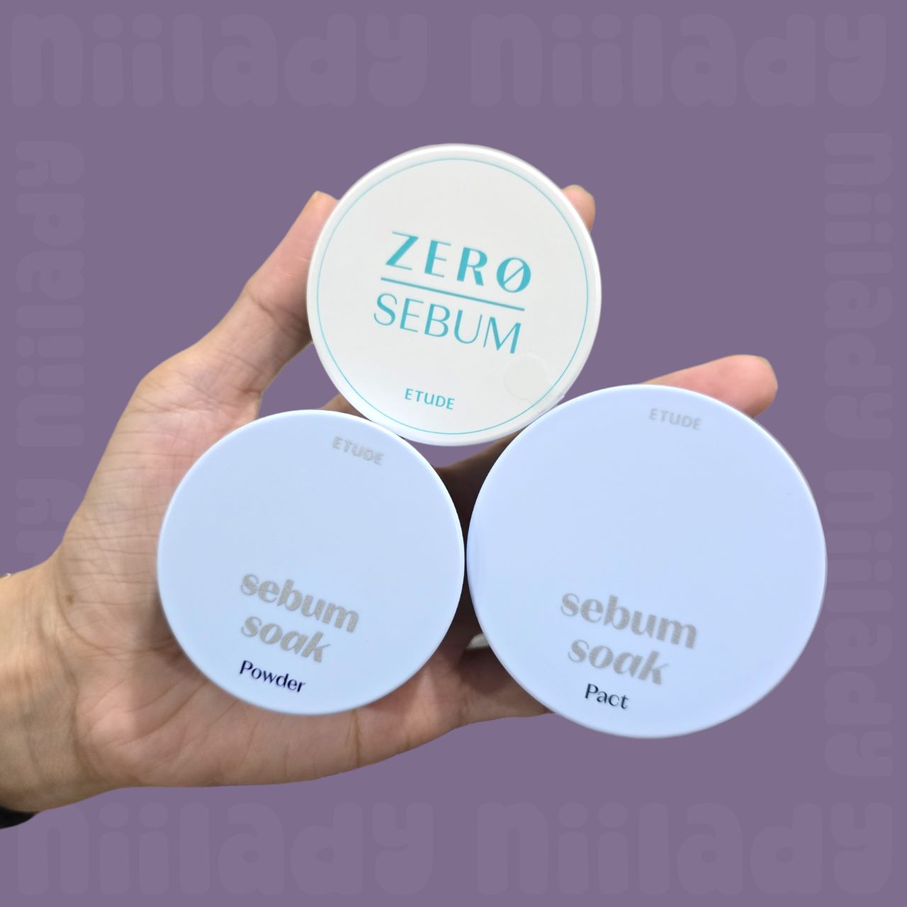 (HSD 10/2026) Phấn phủ Etude Sebum Soak Powder / Pact / Zero Sebum Powder
