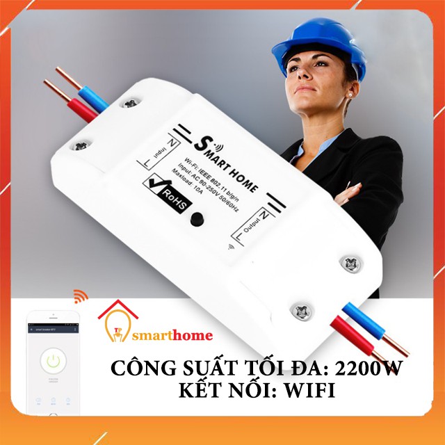 Công Tắc Thông Minh Wifi Tuya Basic Smart Breaker