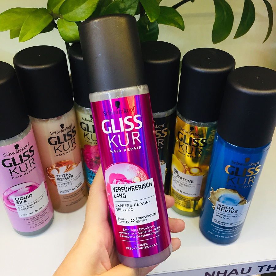 [Chính hãng] TINH DẦU DƯỠNG TÓC GLISS KUR CỦA ĐỨC PHỤC HỒI TÓC - 200ML