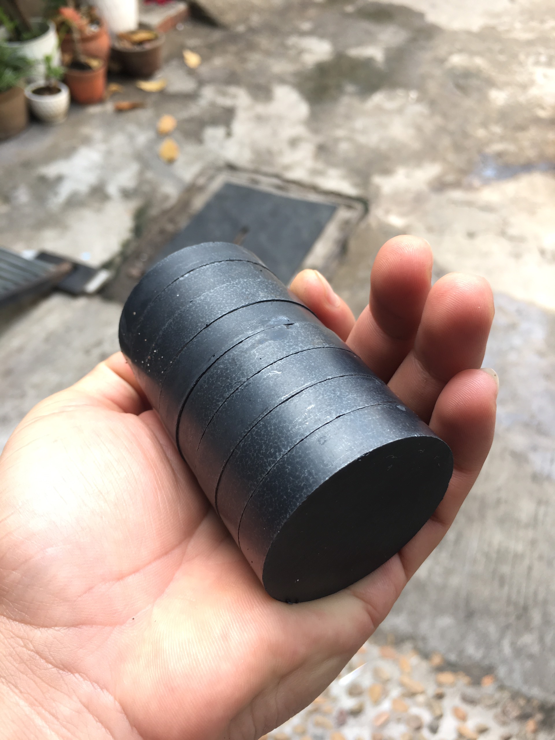 [HCM]Nam Châm Đen Ferrite Ø 40x10mm