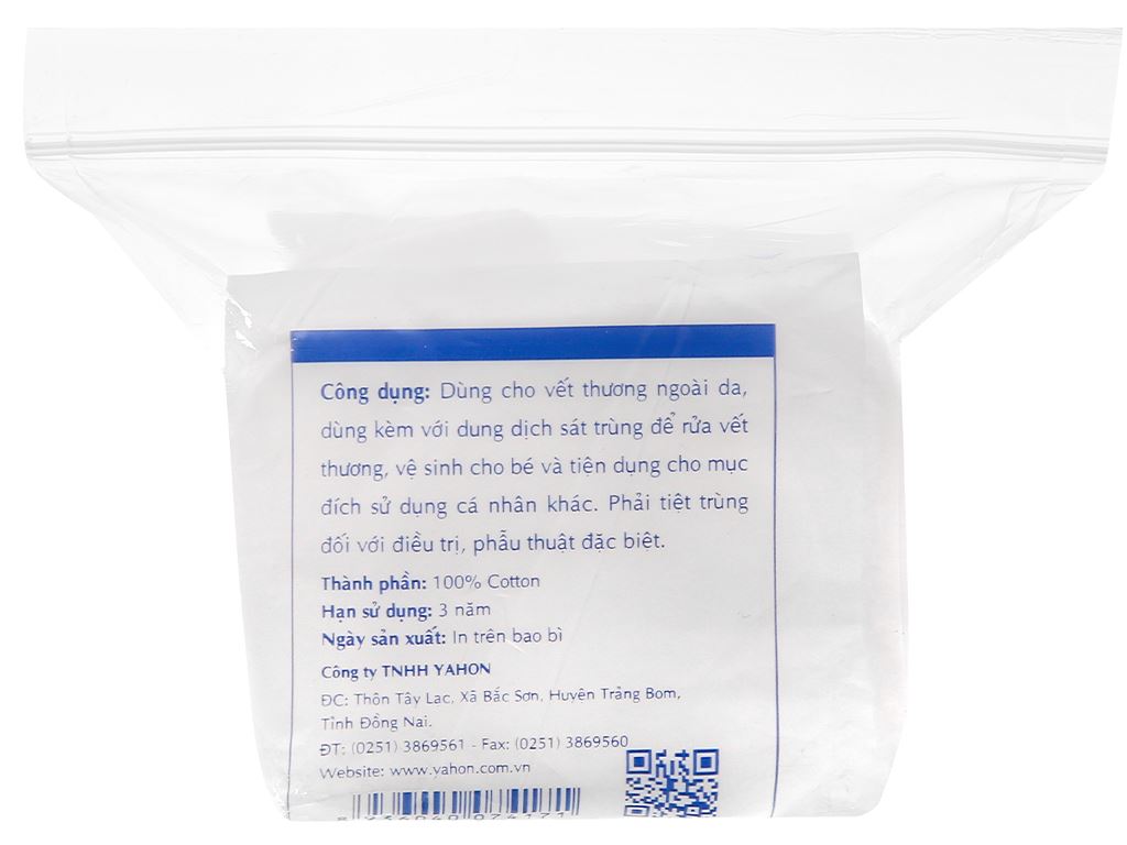 Bông gòn y tế Quick Nurse 50g miếng cắt  sẵn