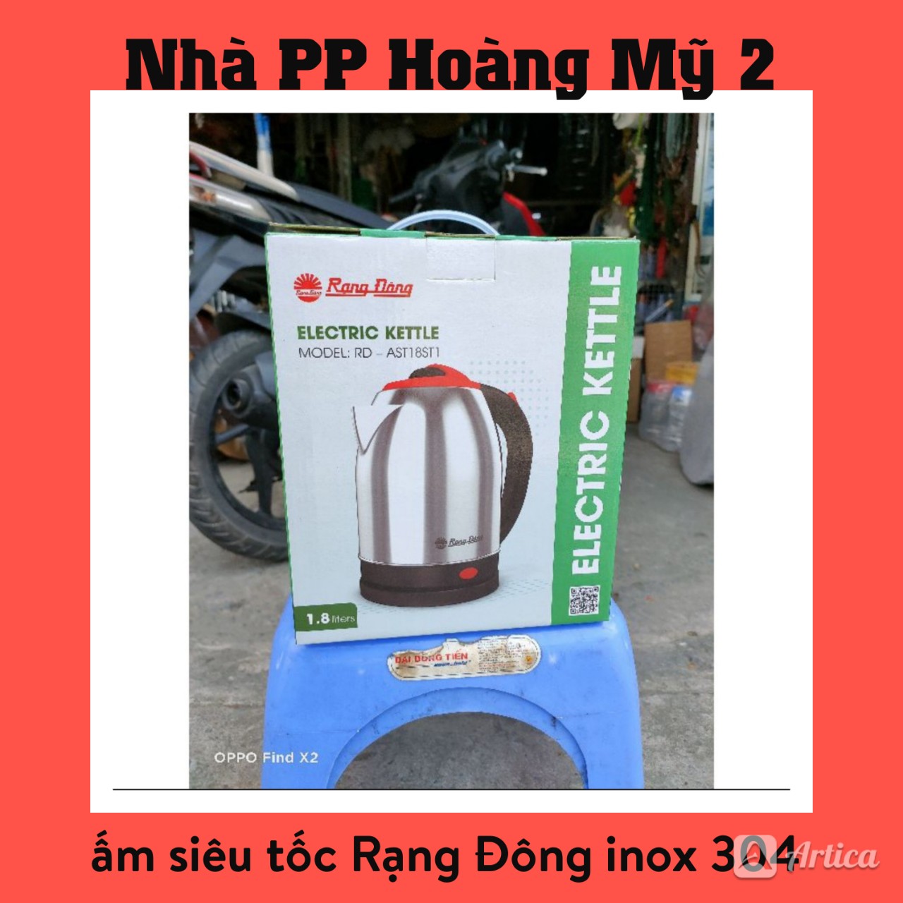 [HCM]Ấm Siêu Tốc Rạng Đông 1.8 Lít Inox 304 Cực Dày