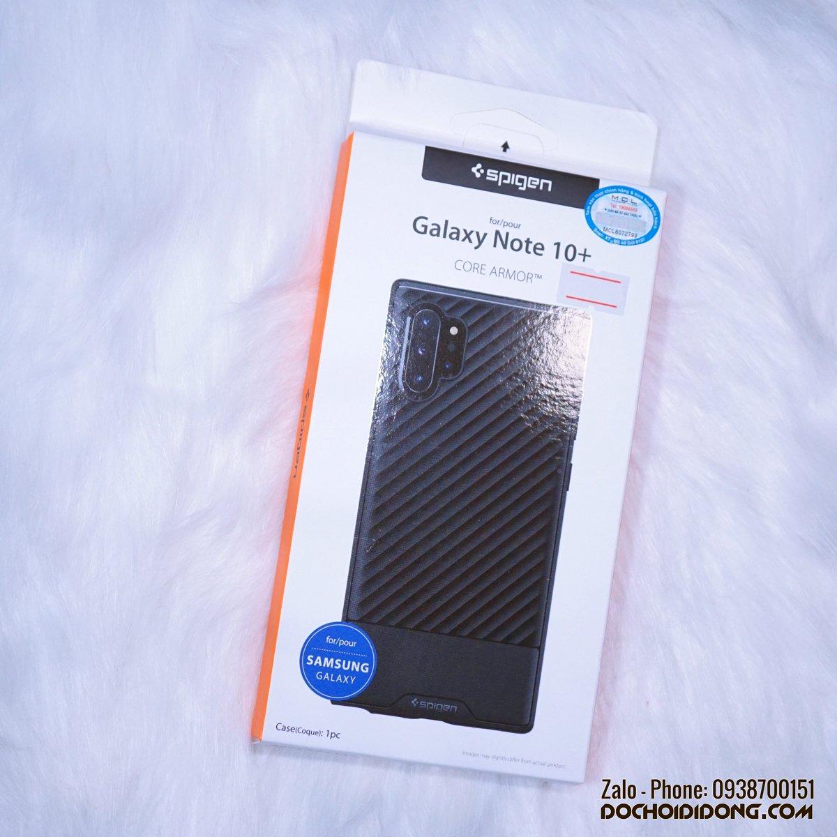 Ốp lưng Samsung Galaxy Note 10 Plus Spigen Core Armor chống sốc