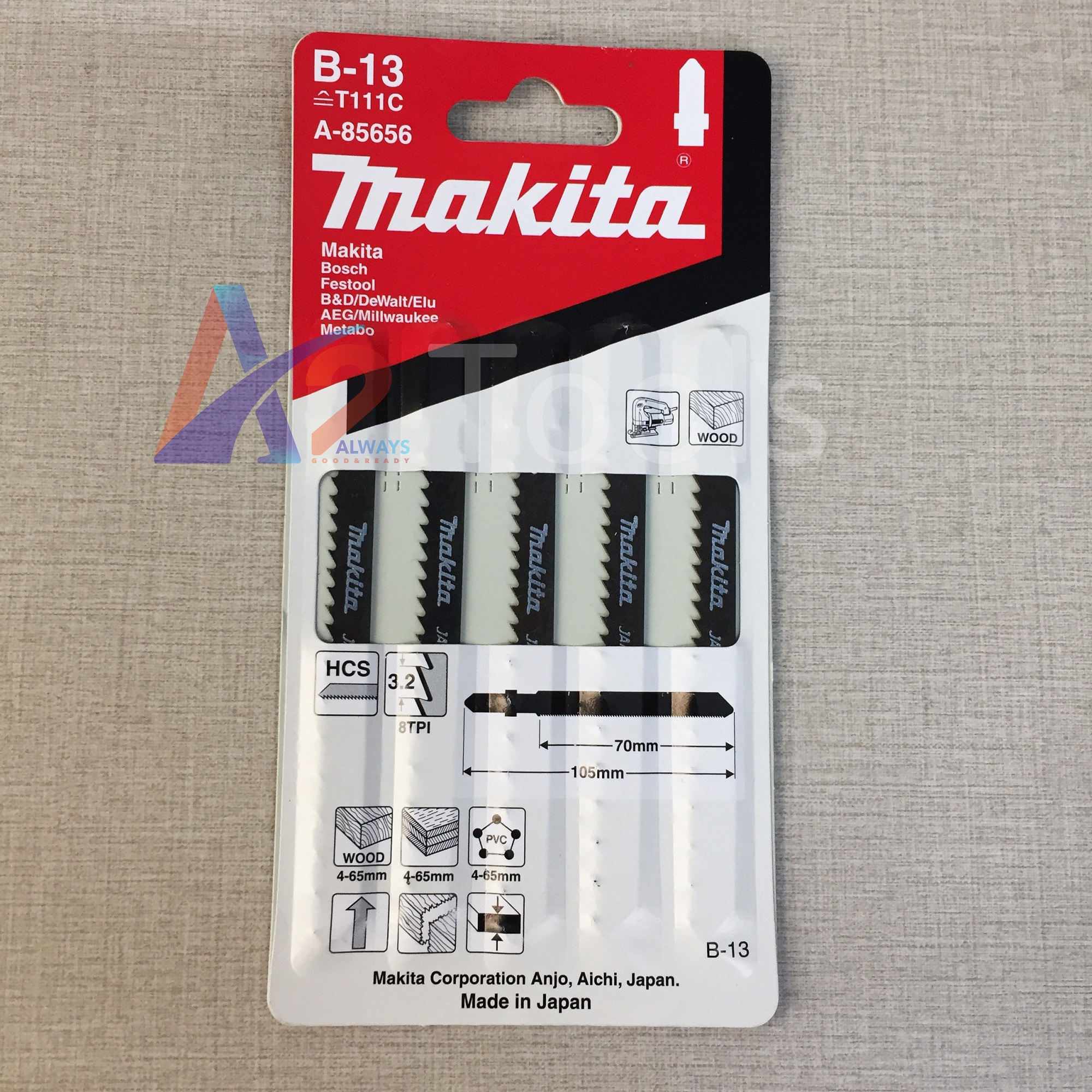 Bộ lưỡi cưa lọng b-13 makita a-85656