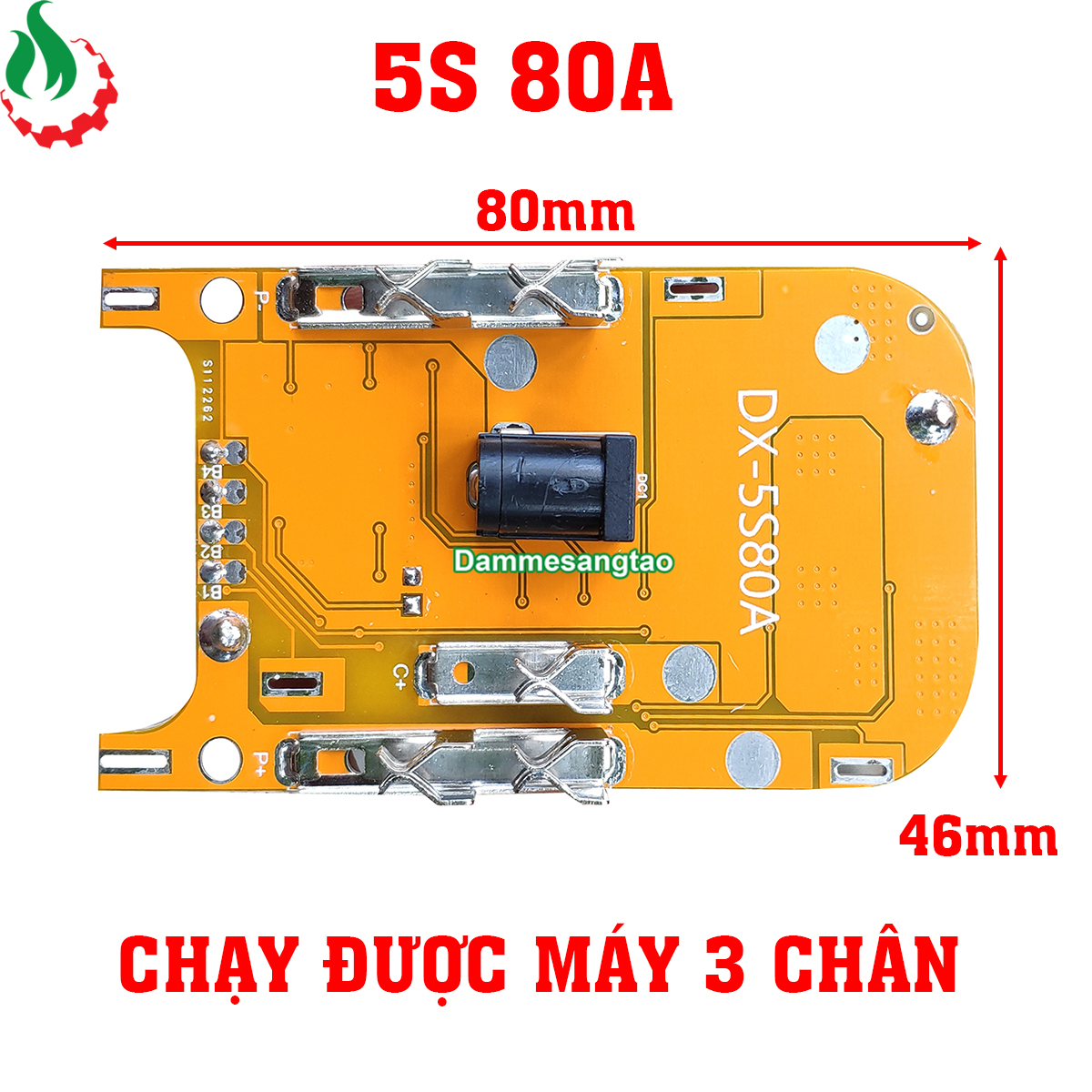 Mạch pin Makita 5S 80A 18V adapter bảo vệ pin Li-ion 3.7V