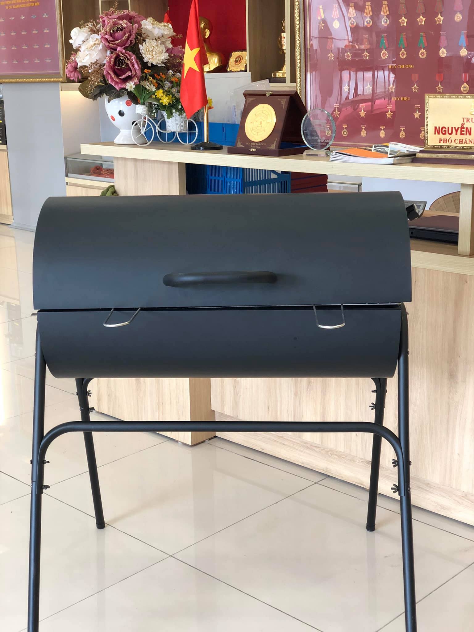 BẾP NƯỚNG THA HOA XUẤT KHẨU BARREL G17