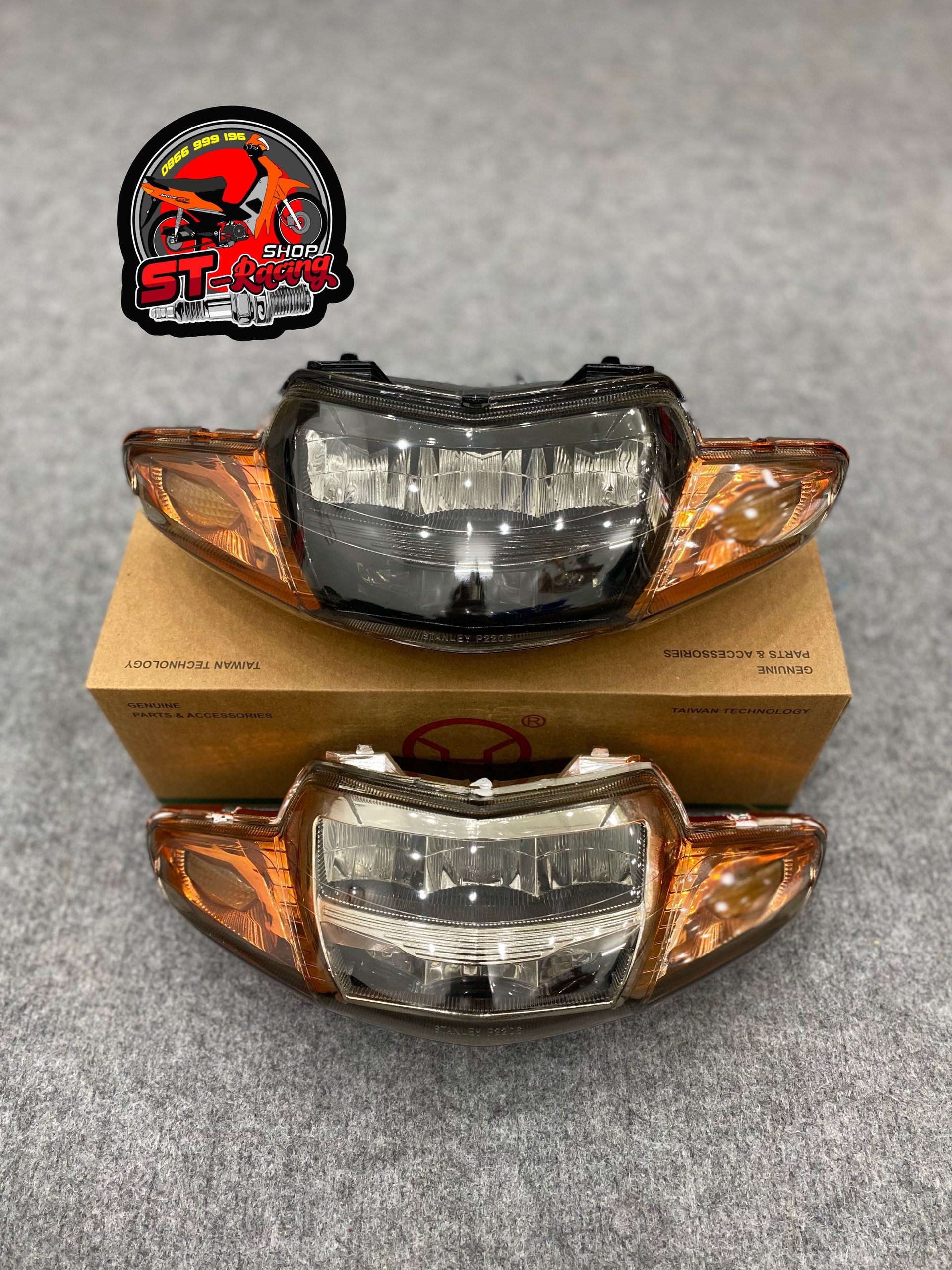 PHA ĐÈN LED 2 TẦNG WAVE NHỎ, WAVE TQ, WAVE ZX, WAVE 2 BÓNG