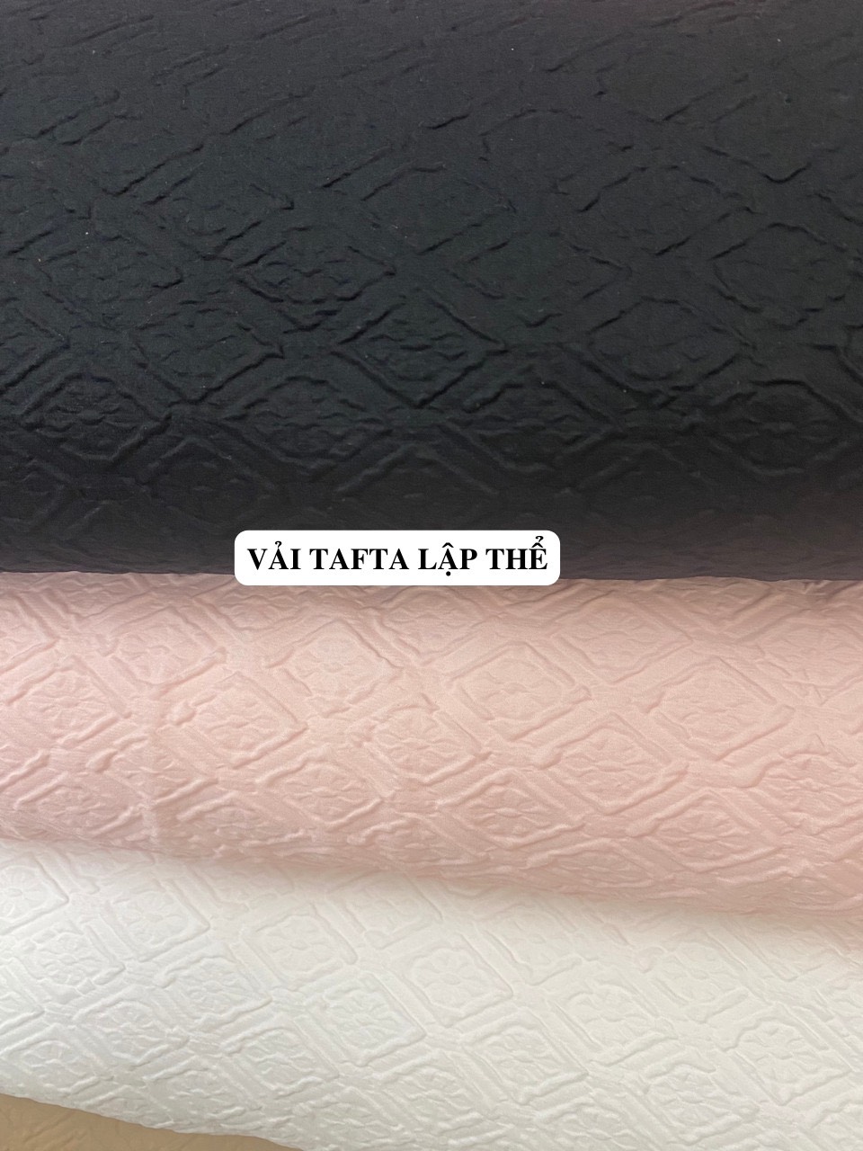 Vải Gấm Tafta Lập Thể