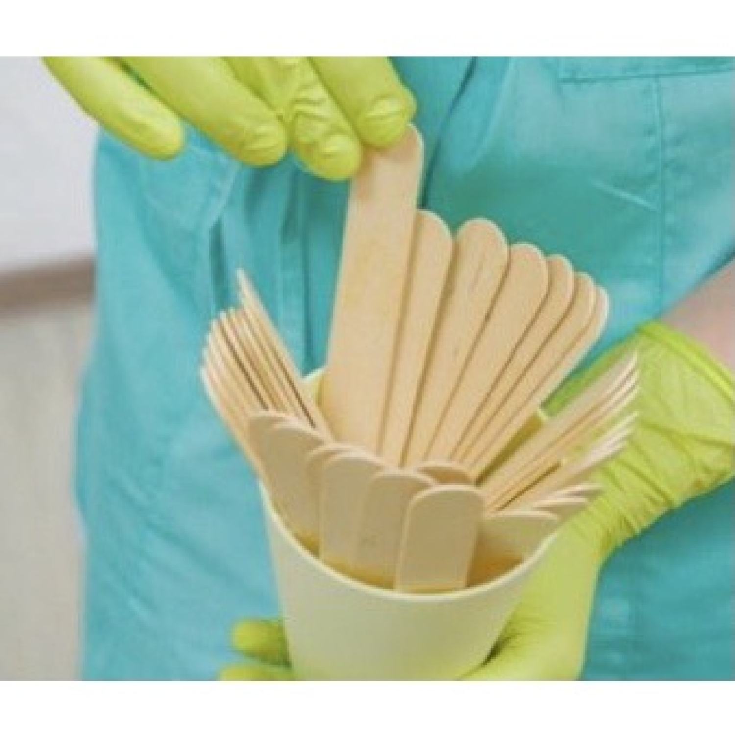 COMBO 50 Que gỗ phết sáp wax lông