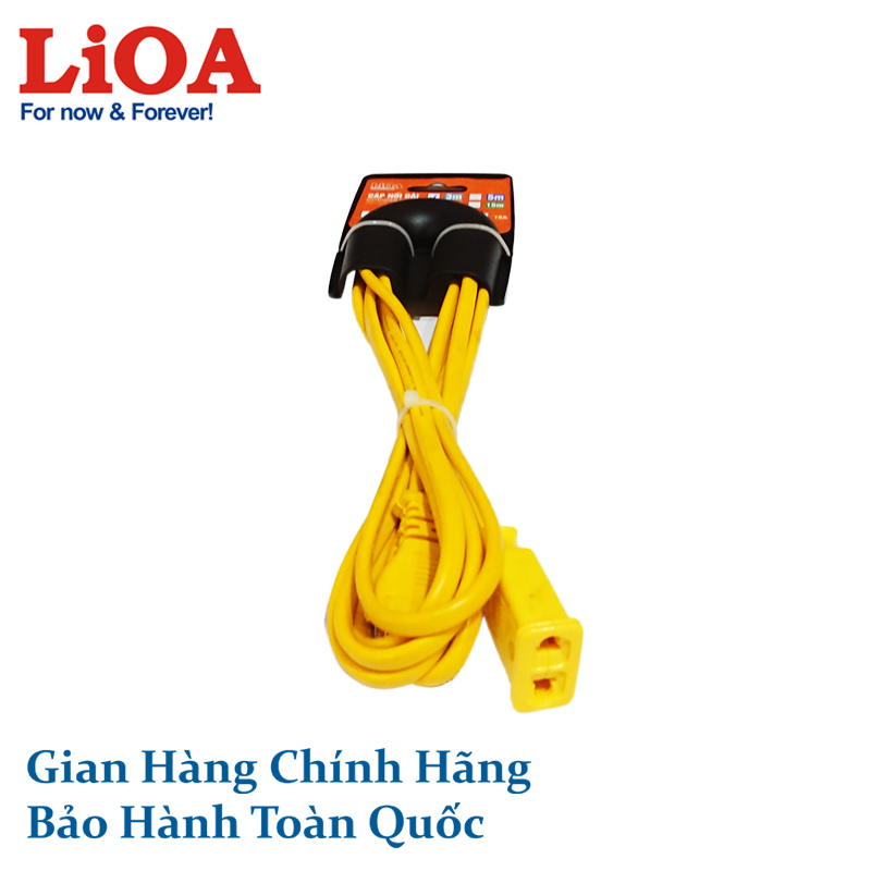Cáp nối dài 2 lõi 15A 5 mét LiOA C5-2-15A