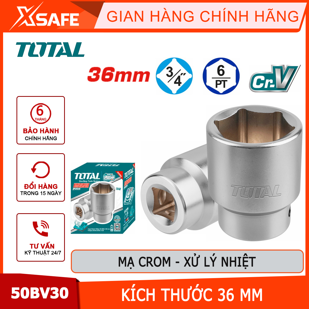 36mm 3/4 inch hex socket wrench