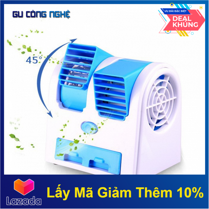 Quạt Đá Điều Hòa Mini 2 Cửa -Dc1315